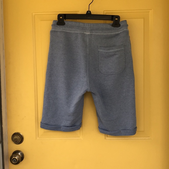 Jack & Jones Heathered Light Blue Jersey Shorts, Mens Size Small - Picture 2 of 4